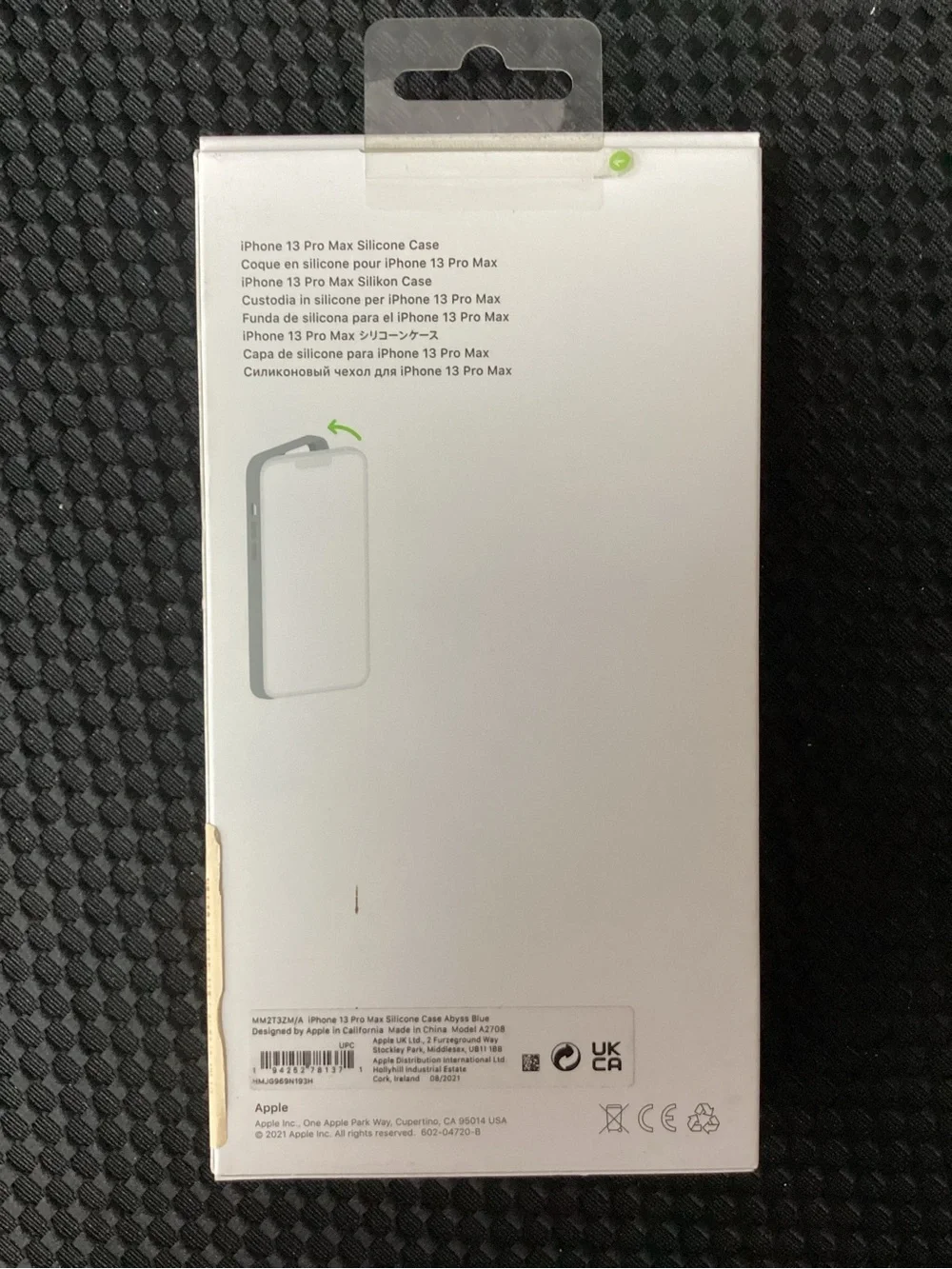Apple iPhone 13 Pro Max Silicone Case -Abyss Blue